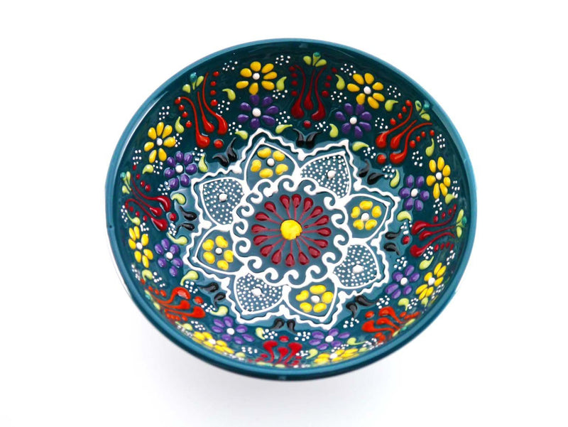 15 cm Turkish Bowls New Dantel Collection Green