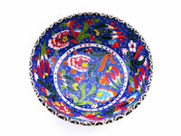 15 cm Turkish Bowls Flower Collection Blue