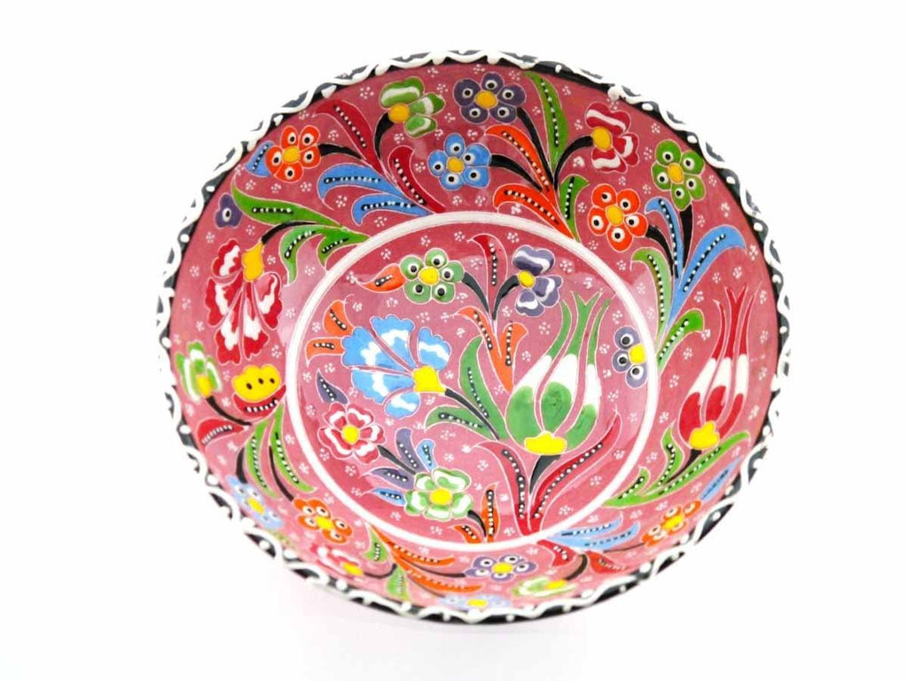 15 cm Turkish Bowls Flower Collection Pink