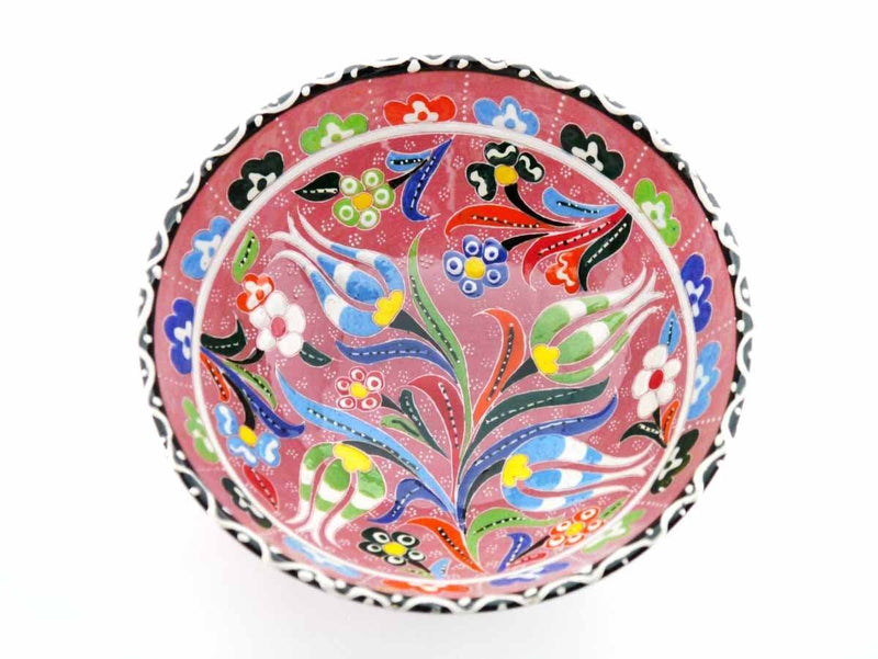 15 cm Turkish Bowls Flower Collection Pink