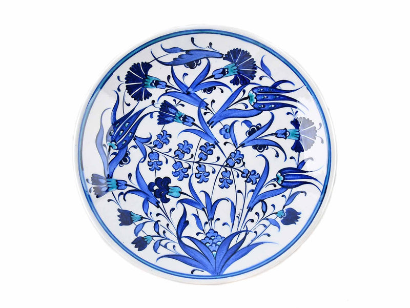 18 cm Turkish Plate Blue Iznik Collection Ceramic Sydney Grand Bazaar 6 