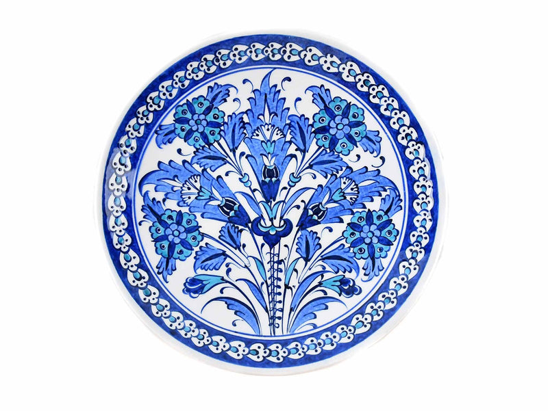 18 cm Turkish Plate Blue Iznik Collection Ceramic Sydney Grand Bazaar 22 