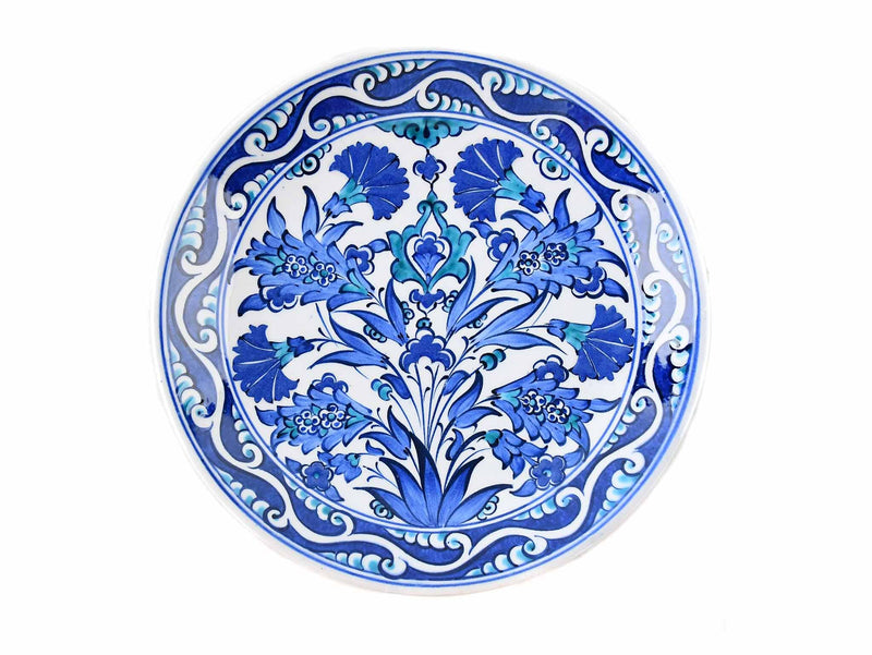 18 cm Turkish Plate Blue Iznik Collection Ceramic Sydney Grand Bazaar 9 