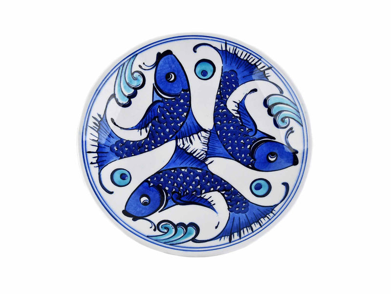 18 cm Turkish Plate Blue Iznik Collection Ceramic Sydney Grand Bazaar 24 