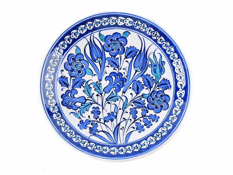 18 cm Turkish Plate Blue Iznik Collection Ceramic Sydney Grand Bazaar 21 