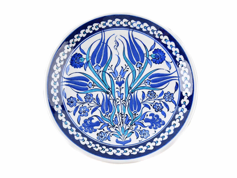18 cm Turkish Plate Blue Iznik Collection Ceramic Sydney Grand Bazaar 20 