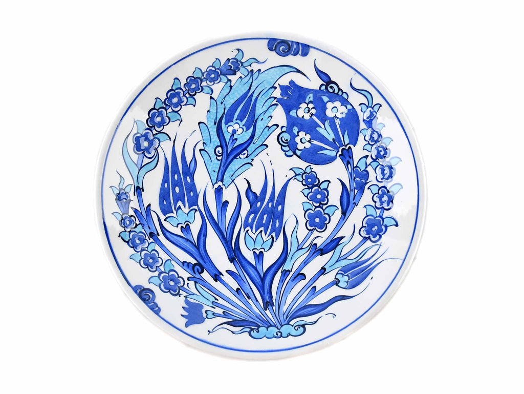 18 cm Turkish Plate Blue Iznik Collection Ceramic Sydney Grand Bazaar 1 