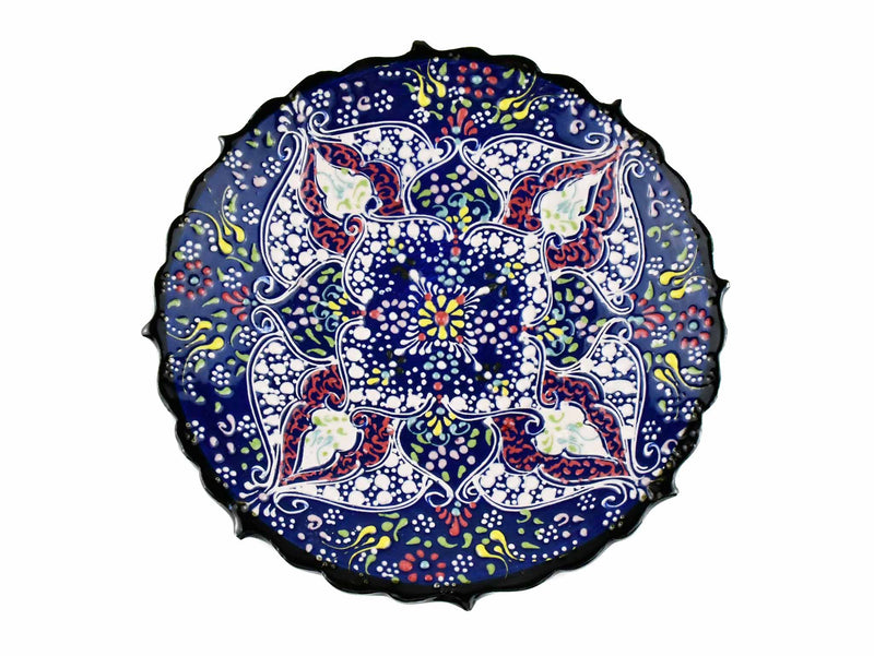 18 cm Turkish Plate Dantel Collection Blue Ceramic Sydney Grand Bazaar 1 