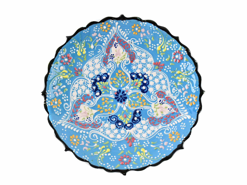 18 cm Turkish Plate Dantel Collection Light Blue Ceramic Sydney Grand Bazaar 1 