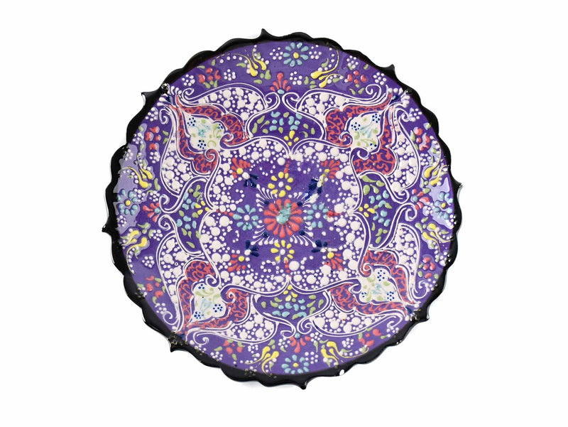 18 cm Turkish Plate Dantel Collection Purple Ceramic Sydney Grand Bazaar 1 
