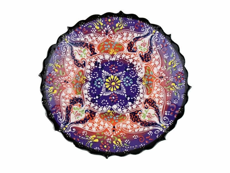 18 cm Turkish Plate Dantel Collection Purple Ceramic Sydney Grand Bazaar 3 