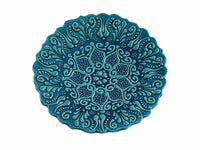 turkish firuze plate turquoise green 18cm 