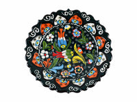 18 cm Turkish Plate Flower Collection Green Ceramic Sydney Grand Bazaar 1 
