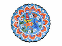 18 cm Turkish Plate Flower Collection Light Blue Ceramic Sydney Grand Bazaar 4 