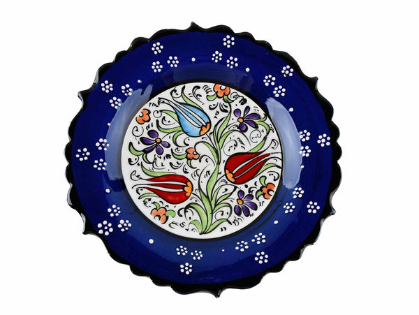 18 cm Turkish Plate Millennium Collection Blue Ceramic Sydney Grand Bazaar 