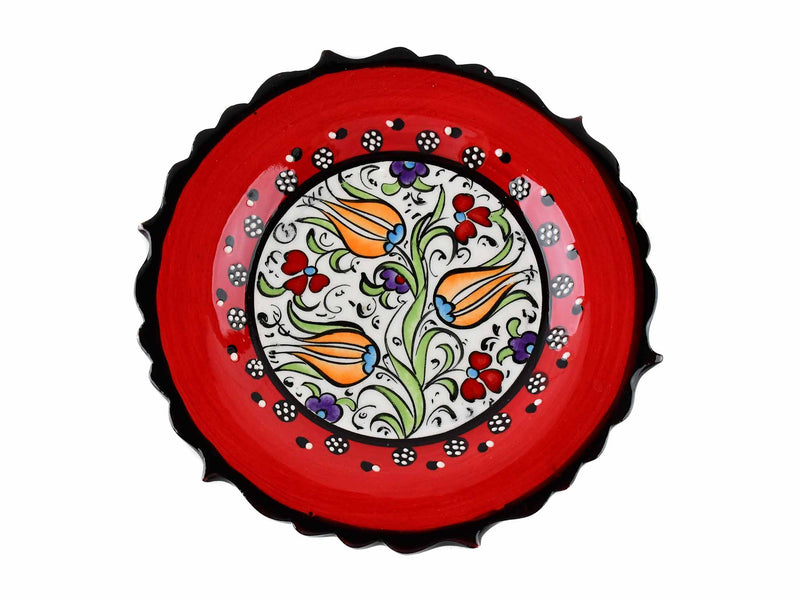 18 cm Turkish Plate Millennium Collection Red Ceramic Sydney Grand Bazaar 2 