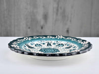 18 cm Turkish Plate New Millenium Collection Green Ceramic Sydney Grand Bazaar 