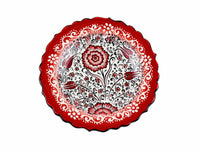 18 cm Turkish Plate New Millenium Collection Red Ceramic Sydney Grand Bazaar 4 