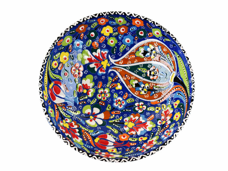 20 cm Turkish Bowl Flower Blue Ceramic Sydney Grand Bazaar 1 