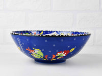 20 cm Turkish Bowl Flower Blue Ceramic Sydney Grand Bazaar 