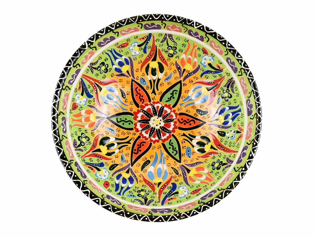 20 cm Turkish Bowl Flower Light Green Ceramic Sydney Grand Bazaar 3 