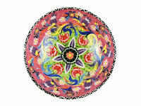 20 cm Turkish Bowl Flower Pink Ceramic Sydney Grand Bazaar 1 