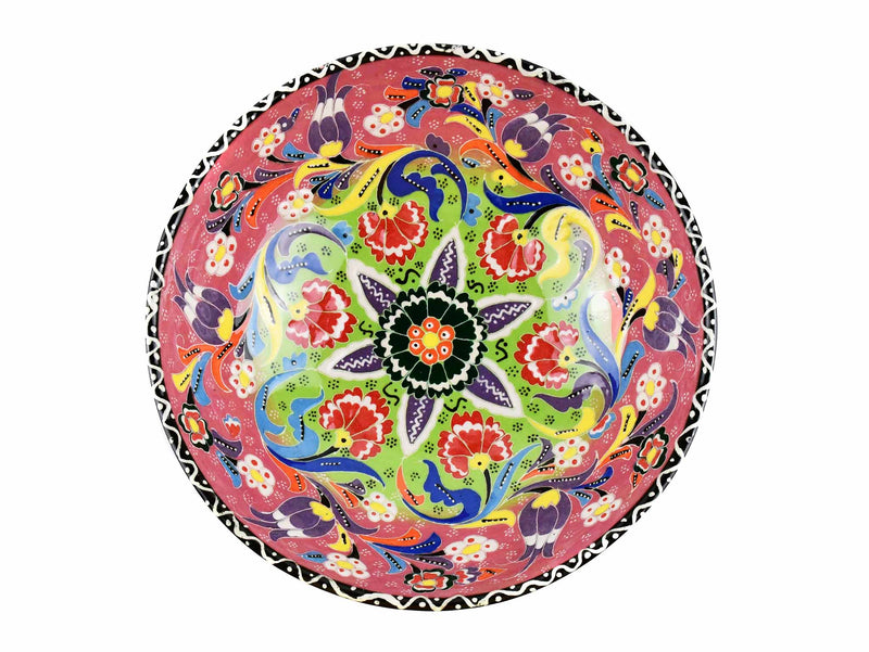 20 cm Turkish Bowl Flower Pink Ceramic Sydney Grand Bazaar 1 