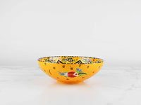 20 cm Turkish Bowl Flower Yellow Ceramic Sydney Grand Bazaar 