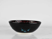 20 cm Turkish Bowls Dantel Black Ceramic Sydney Grand Bazaar 