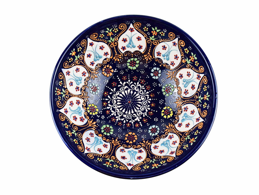 20 cm Turkish Bowls Dantel Blue Ceramic Sydney Grand Bazaar 1 