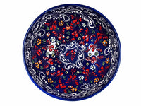 20 cm Turkish Bowls Dantel Dark Blue Ceramic Sydney Grand Bazaar 11 