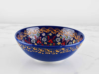 20 cm Turkish Bowls Dantel Dark Blue Ceramic Sydney Grand Bazaar 