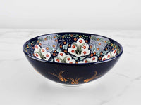 20 cm Turkish Bowls Dantel Dark Blue Ceramic Sydney Grand Bazaar 