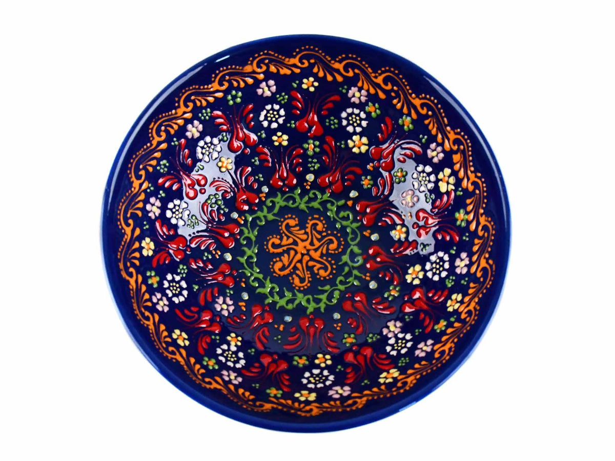 20 cm Turkish Bowls Dantel Dark Blue Ceramic Sydney Grand Bazaar 9 