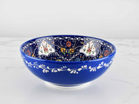 20 cm Turkish Bowls Dantel Dark Blue Ceramic Sydney Grand Bazaar 