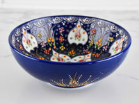 20 cm Turkish Bowls Dantel Dark Blue Ceramic Sydney Grand Bazaar 