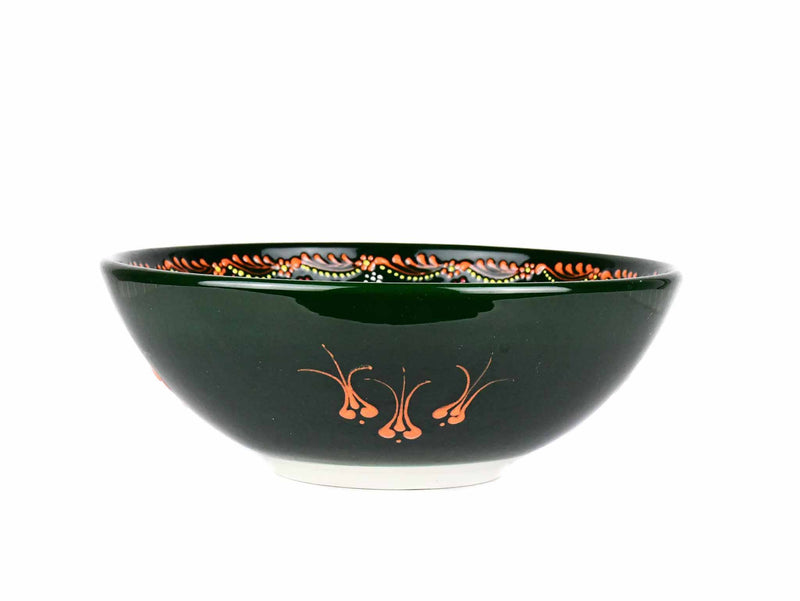 20 cm Turkish Bowls Dantel Green Ceramic Sydney Grand Bazaar 