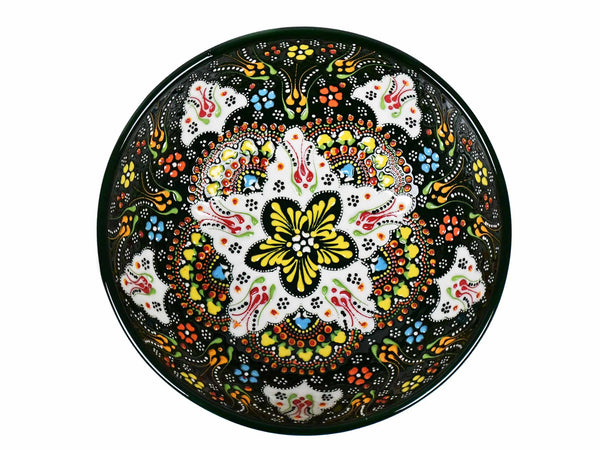 20 cm Turkish Bowls Dantel Green Ceramic Sydney Grand Bazaar 1 