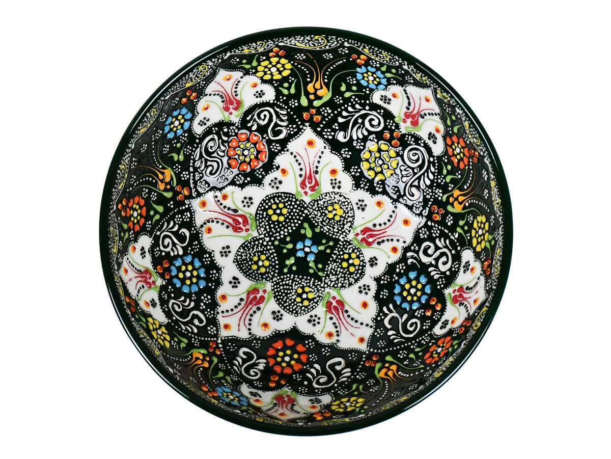 20 cm Turkish Bowls Dantel Green Ceramic Sydney Grand Bazaar 2 