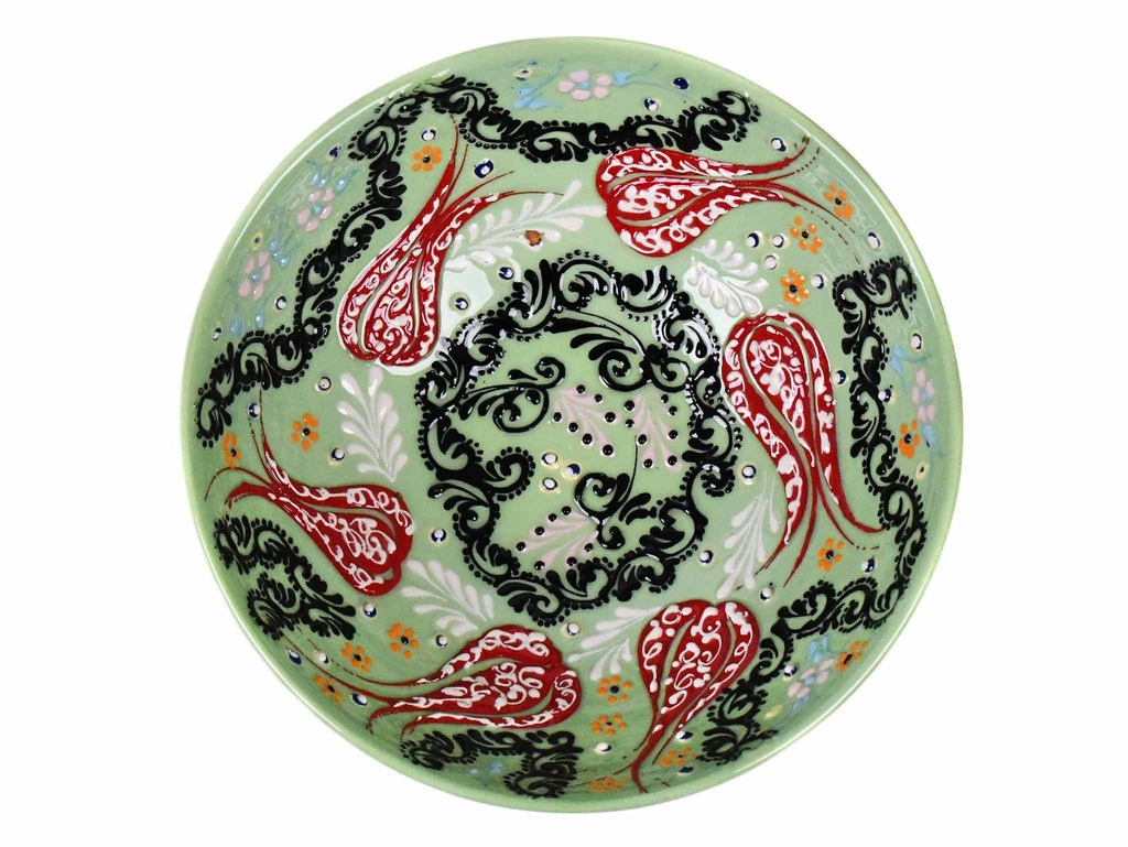 20 cm Turkish Bowls Dantel Light Green Ceramic Sydney Grand Bazaar 1 