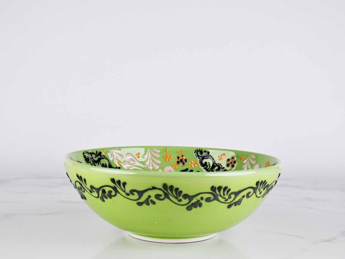 20 cm Turkish Bowls Dantel Light Green Ceramic Sydney Grand Bazaar 