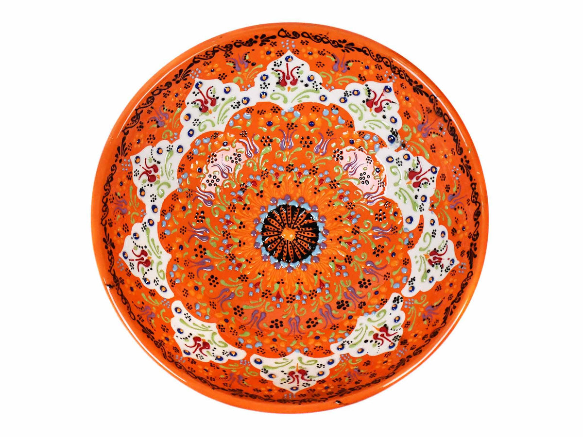 20 cm Turkish Bowls Dantel Orange Ceramic Sydney Grand Bazaar 3 