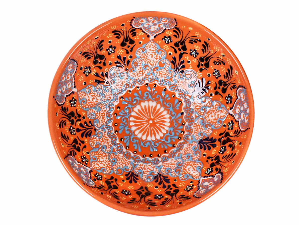 20 cm Turkish Bowls Dantel Orange Ceramic Sydney Grand Bazaar 2 