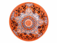 20 cm Turkish Bowls Dantel Orange Ceramic Sydney Grand Bazaar 2 