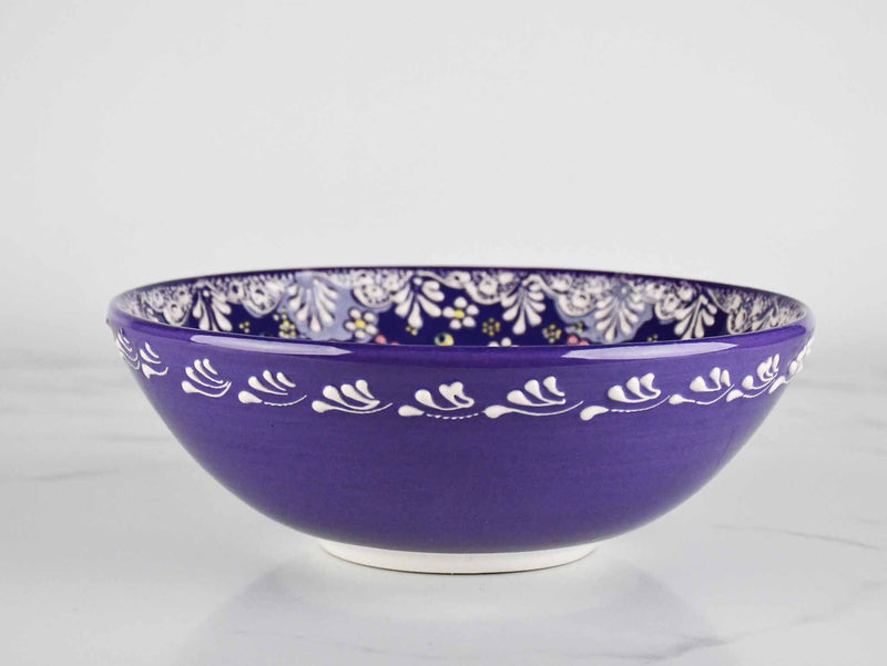 20 cm Turkish Bowls Dantel Purple Ceramic Sydney Grand Bazaar 