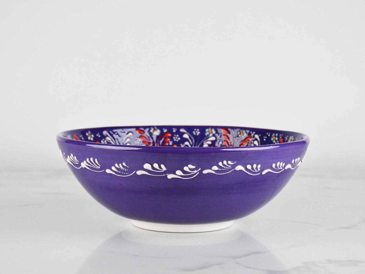 20 cm Turkish Bowls Dantel Purple Ceramic Sydney Grand Bazaar 