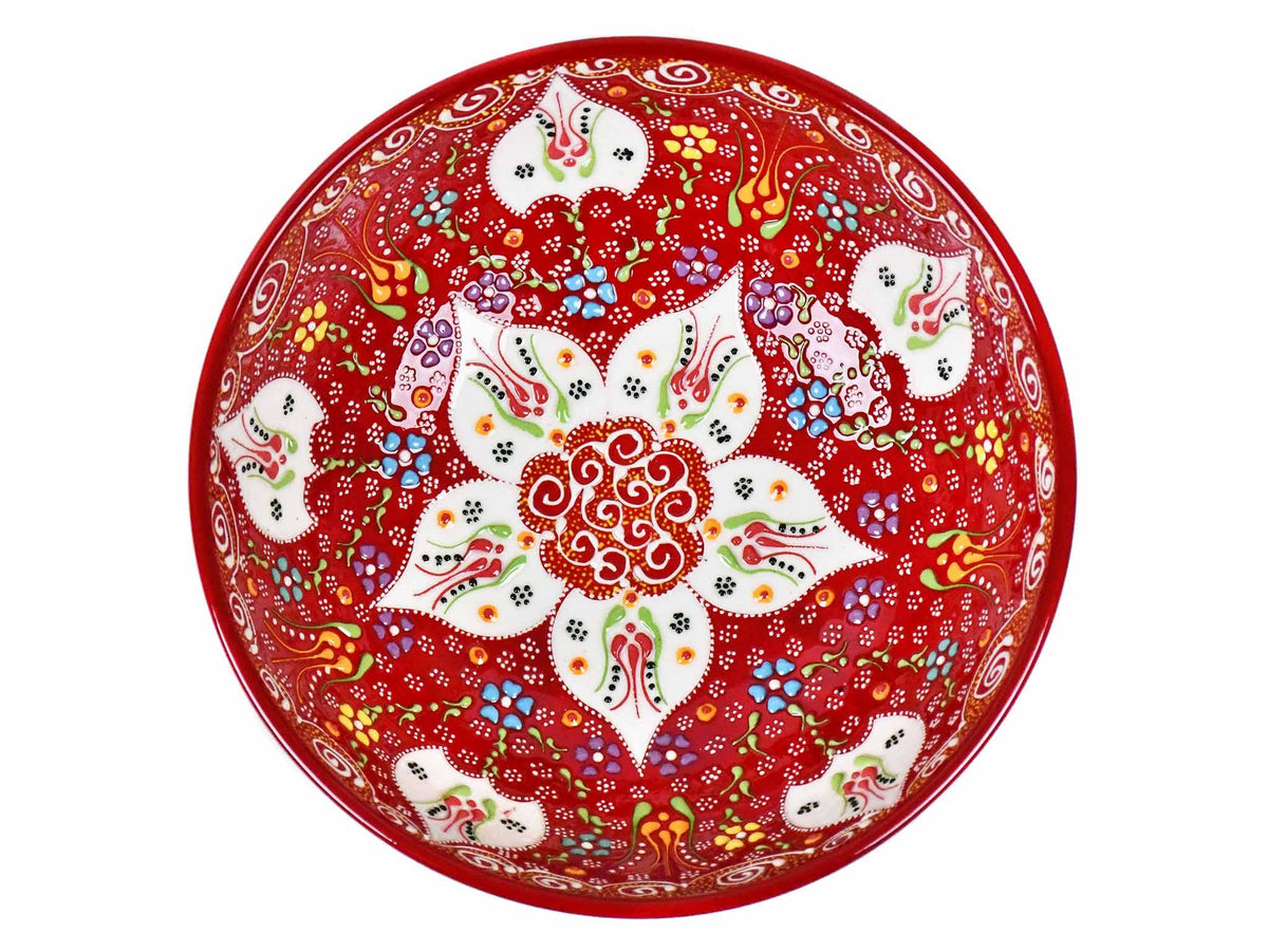 20 cm Turkish Bowls Dantel Red Ceramic Sydney Grand Bazaar 7 