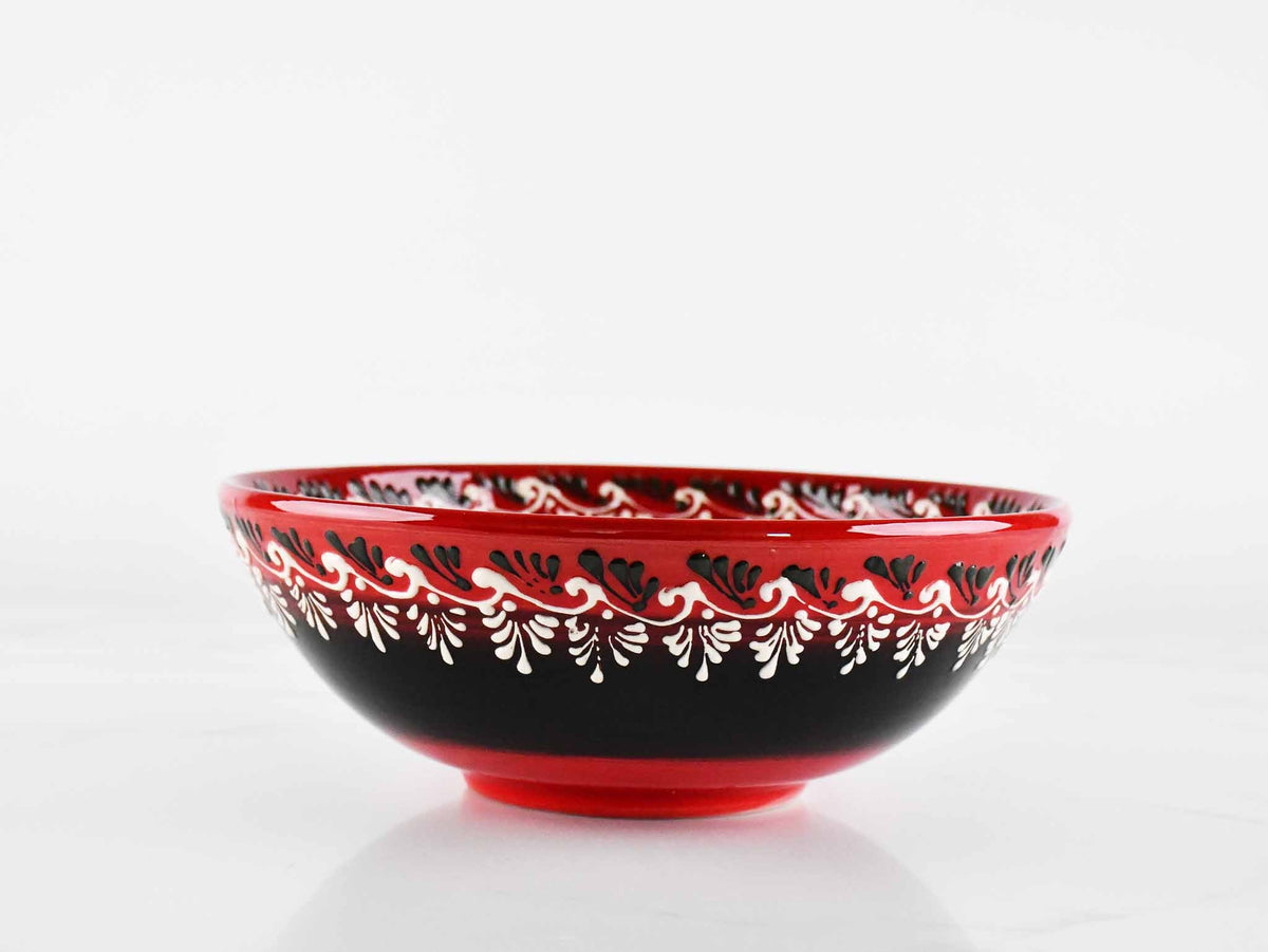 20 cm Turkish Bowls Dantel Red Ceramic Sydney Grand Bazaar 