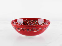 20 cm Turkish Bowls Dantel Red Ceramic Sydney Grand Bazaar 