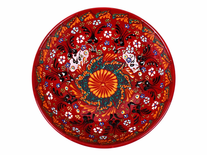 20 cm Turkish Bowls Dantel Red Ceramic Sydney Grand Bazaar 1 
